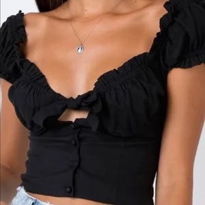Princess Polly Elouise crop top
